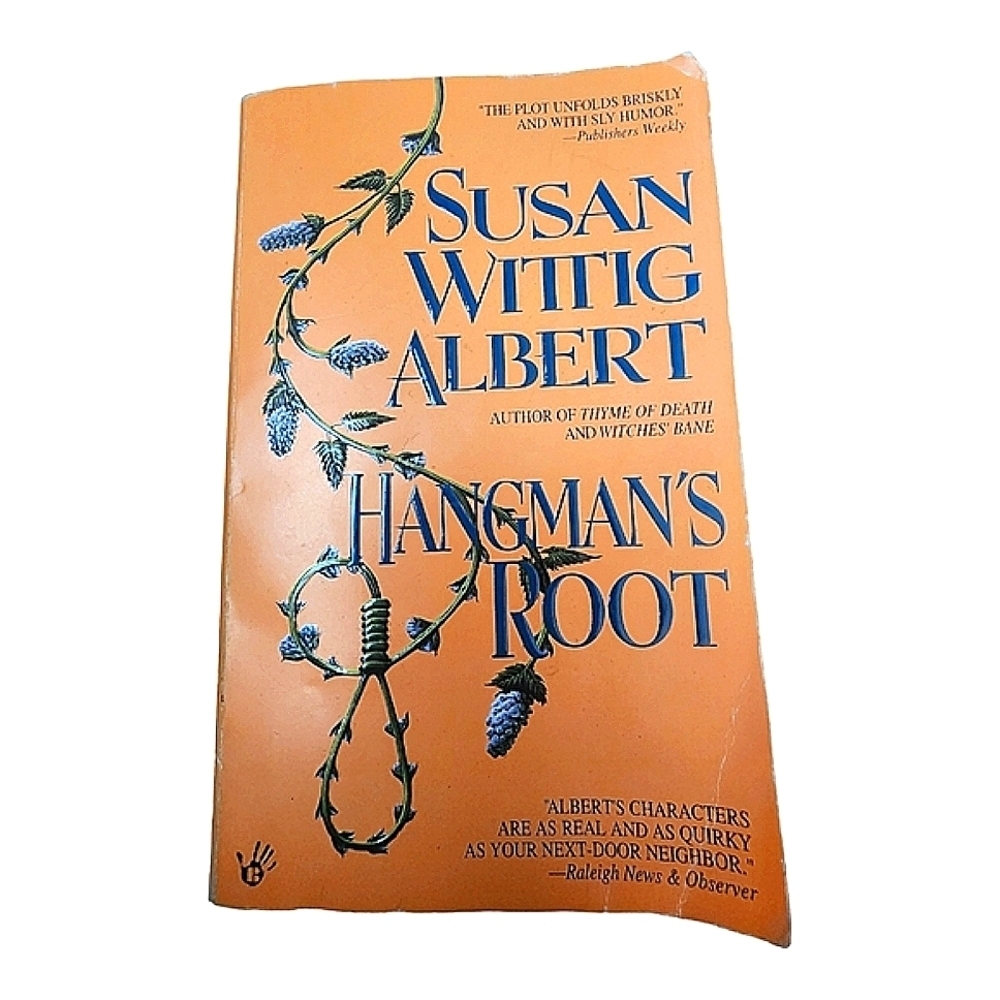 💕Hangman's Root by Susan Wittig Albert Paperback Book